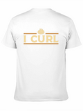 I Curl T-Shirt - Curling Stone Design