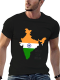 India Pride Black T-Shirt