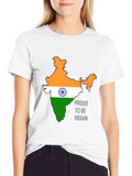 India Pride Black T-Shirt