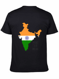 India Pride Black T-Shirt