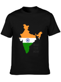 India Pride Black T-Shirt