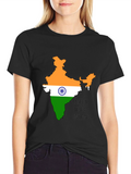 India Pride Black T-Shirt