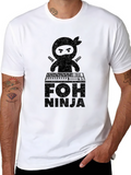 FOH Ninja Black Graphic T-Shirt
