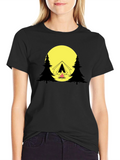 Camping Scene Graphic T-Shirt