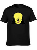 Camping Scene Graphic T-Shirt