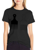 Afro Pick T-Shirt - Black Pride
