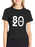 80s Rule Graphic Tee - Retro Style