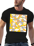 Camo Print Black T-Shirt - Casual Style