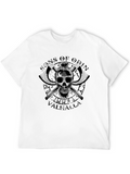 Sons of Odin Valhalla Viking Skull Graphic T-Shirt