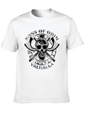 Sons of Odin Valhalla Viking Skull Graphic T-Shirt