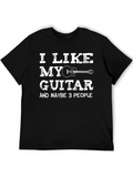 I Like My Guitar Funny Musician T-Shirt