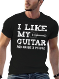 I Like My Guitar Funny Musician T-Shirt