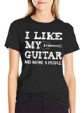 I Like My Guitar Funny Musician T-Shirt