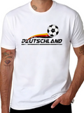 Deutschland Soccer Ball T-Shirt - German Pride