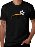 Deutschland Soccer Ball T-Shirt - German Pride