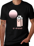 Peach Milk Kawaii T-Shirt