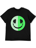 Headphone Smiley Graphic Tee