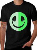 Headphone Smiley Graphic Tee