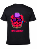Rapberry Graphic T-Shirt - Hip Hop Berry Design