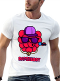 Rapberry Graphic T-Shirt - Hip Hop Berry Design