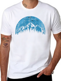 Mountainscape Graphic Tee - Nature Lovers Shirt