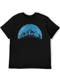 Mountainscape Graphic Tee - Nature Lovers Shirt