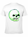 Glow-in-the-Dark Skull Graphic T-Shirt