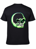 Glow-in-the-Dark Skull Graphic T-Shirt