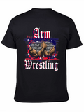 Arm Wrestling Patriotic T-Shirt