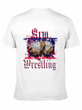 Arm Wrestling Patriotic T-Shirt