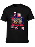 Arm Wrestling Patriotic T-Shirt