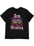 Arm Wrestling Patriotic T-Shirt