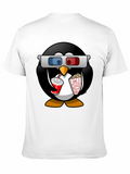 Movie Penguin Graphic Tee - Black