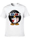 Movie Penguin Graphic Tee - Black