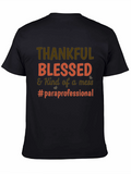 Thankful Blessed Paraprofessional T-Shirt