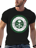 Saudi Arabia Flag Distressed T-Shirt