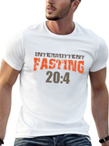 Intermittent Fasting 20:4 Graphic Tee - Black