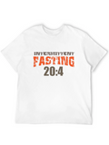 Intermittent Fasting 20:4 Graphic Tee - Black