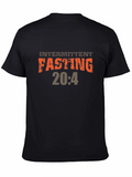 Intermittent Fasting 20:4 Graphic Tee - Black