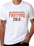 Intermittent Fasting 20:4 Graphic Tee - Black
