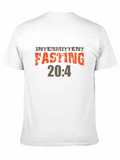 Intermittent Fasting 20:4 Graphic Tee - Black