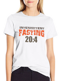 Intermittent Fasting 20:4 Graphic Tee - Black