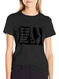 Empowering Girls Shoe T-Shirt - Conquer the World
