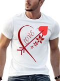 Love Arrow Graphic Tee - Romantic Design