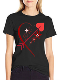 Love Arrow Graphic Tee - Romantic Design