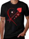 Love Arrow Graphic Tee - Romantic Design