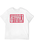 Binary Code Graphic Tee - Geek Style