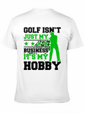 Golf Hobby T-Shirt - Black