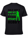 Golf Hobby T-Shirt - Black