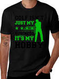 Golf Hobby T-Shirt - Black
